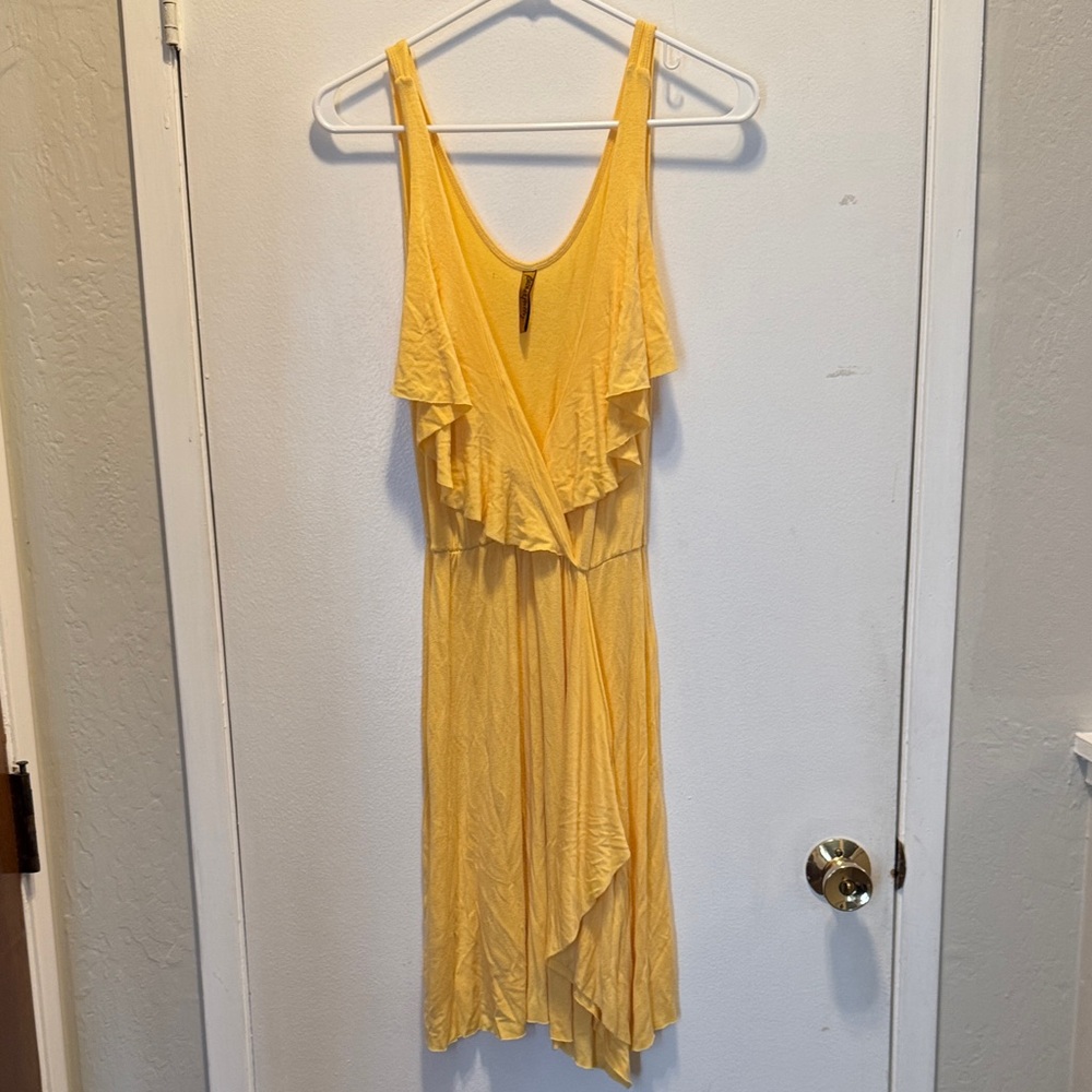 Rachel Pally Yellow Sleeveless Wrap Dress